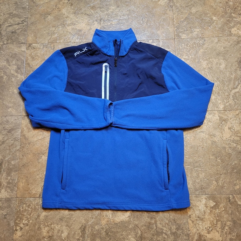 RLX Ralph Lauren Blue and Black Windbreaker